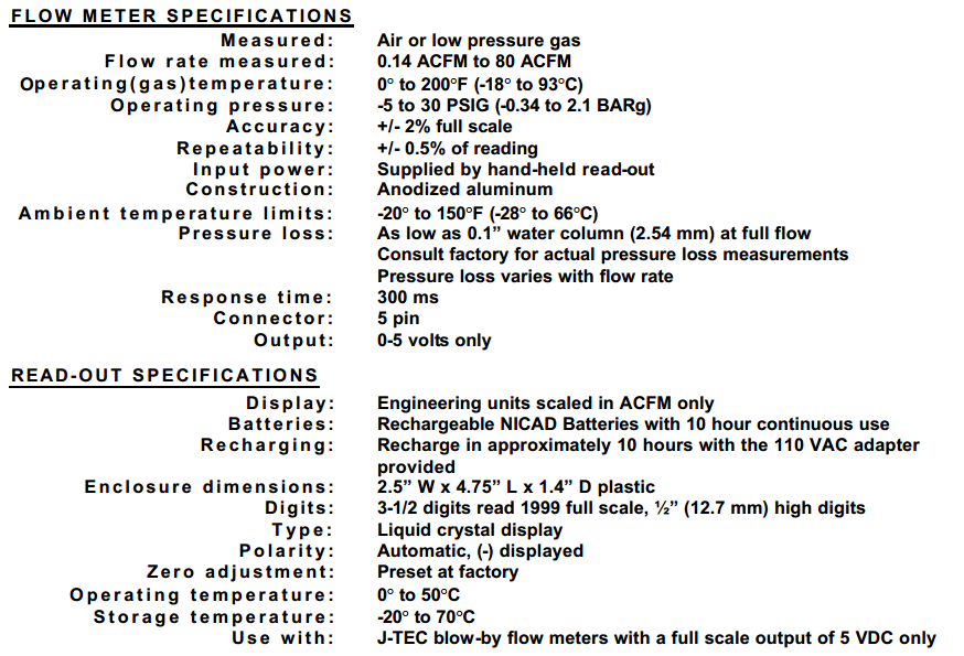 VH563系列手持式竄流量計